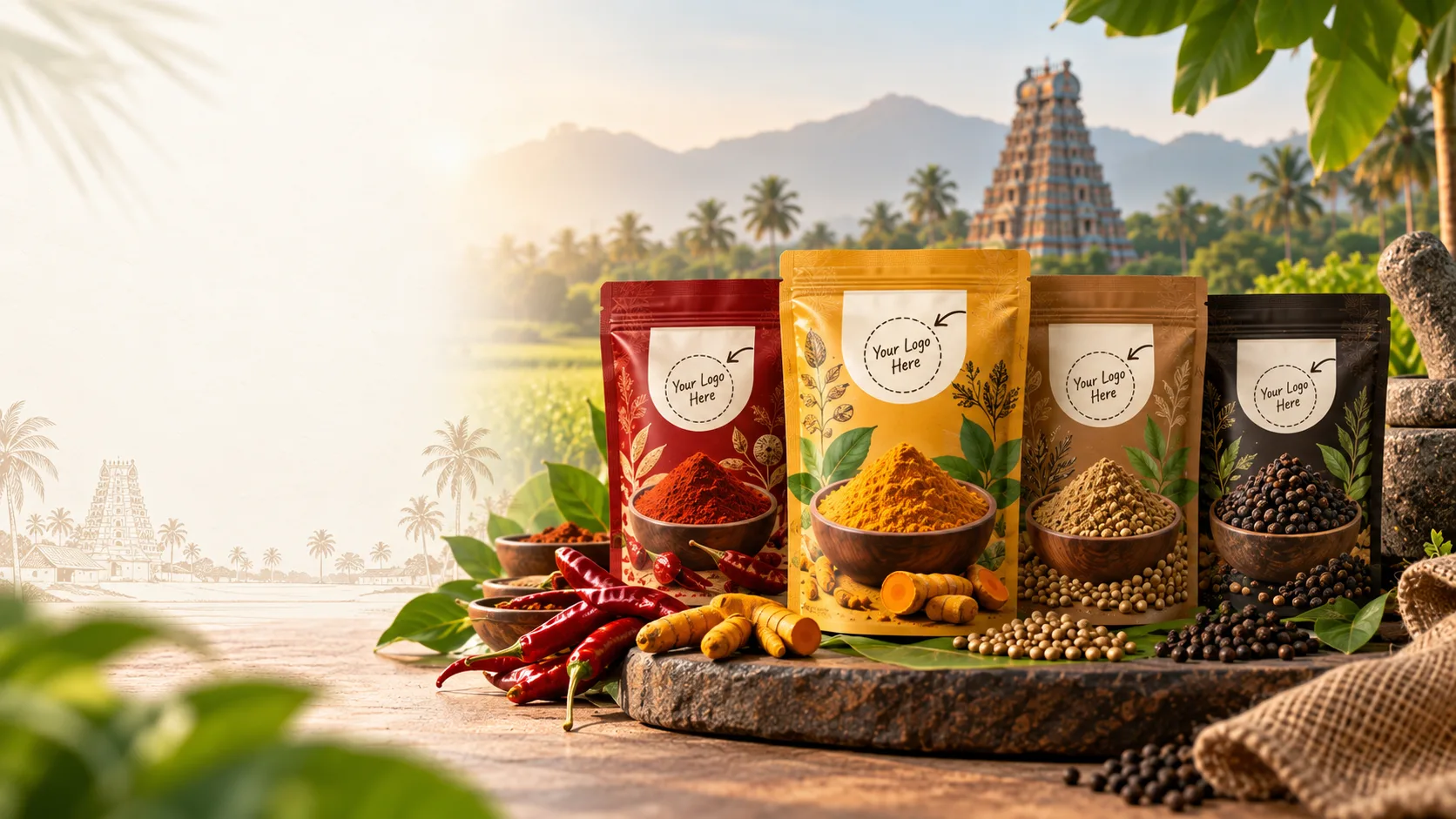 White Labeling Concept - Custom Private Label Spices